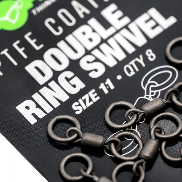 Korda PTFE Double Ring Swivel Taglia 11
