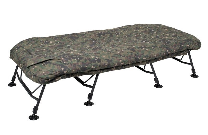 Sdraio Trakker RLX 8 Wide Camo Bed System (Incl. Sacco a pelo)