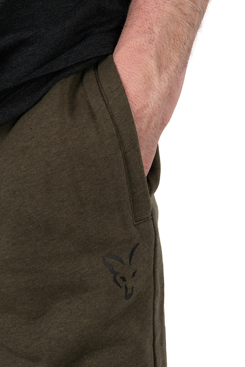 Pantaloncini da pesca Fox Collection LW Jogger Short Green & Black
