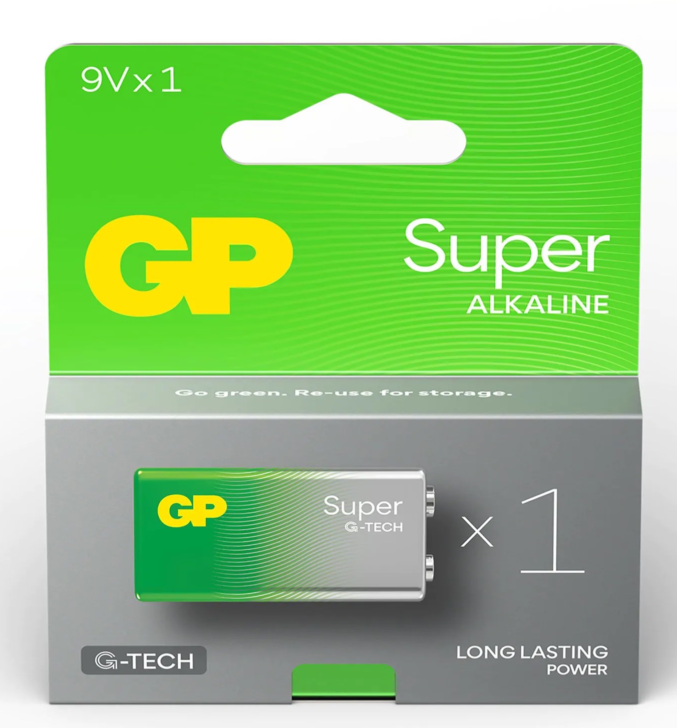 GP Batterie Alcaline - GP Super Alkaline 9V, 1 pc