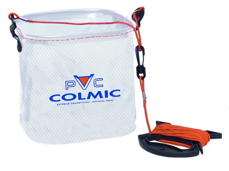 Secchio d'acqua pieghevole in PVC Colmic Moby (Incl. cordino)