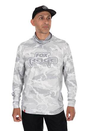 Fox Rage UV Felpa con Cappuccio Light Cam Top