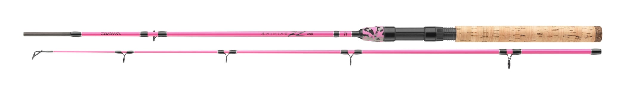 Daiwa Ninja X Spin Canna per bambini 2024 - Rosa