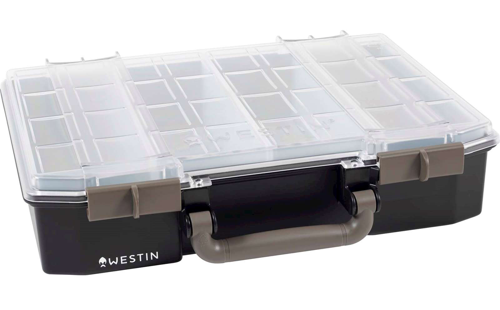 Cassetta per esche Westin W6 Lure Vault - 7,9x33,7x27,8cm (4 inserti)