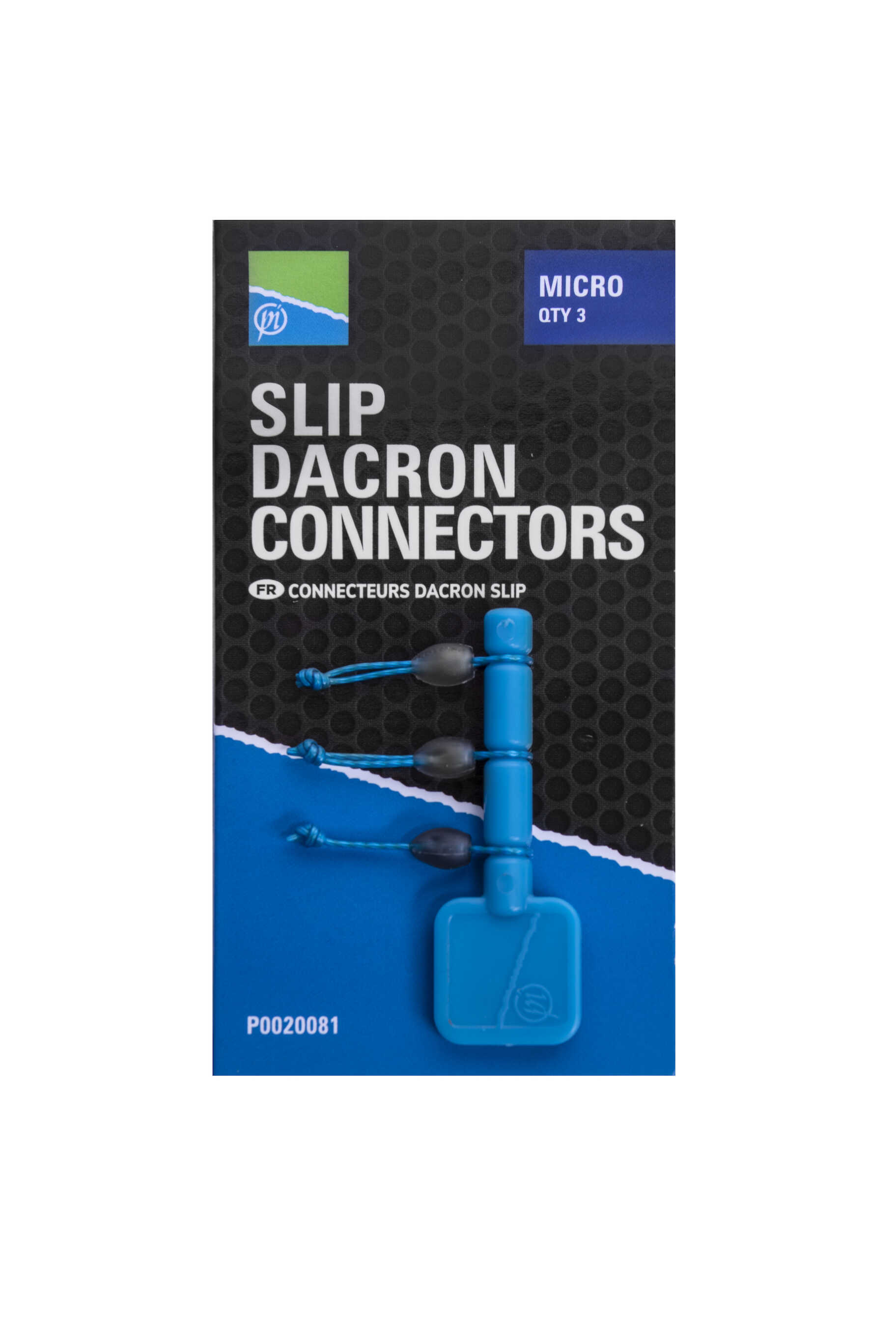 Connettore per elastico Preston Slip Dacron (3 pcs)