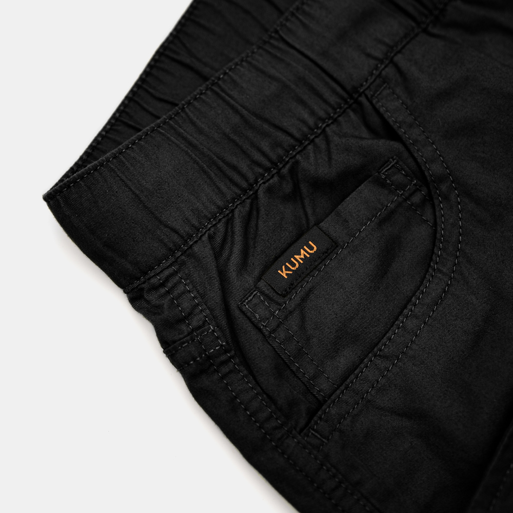 Pantaloni Kumu Cargo Utility Nero