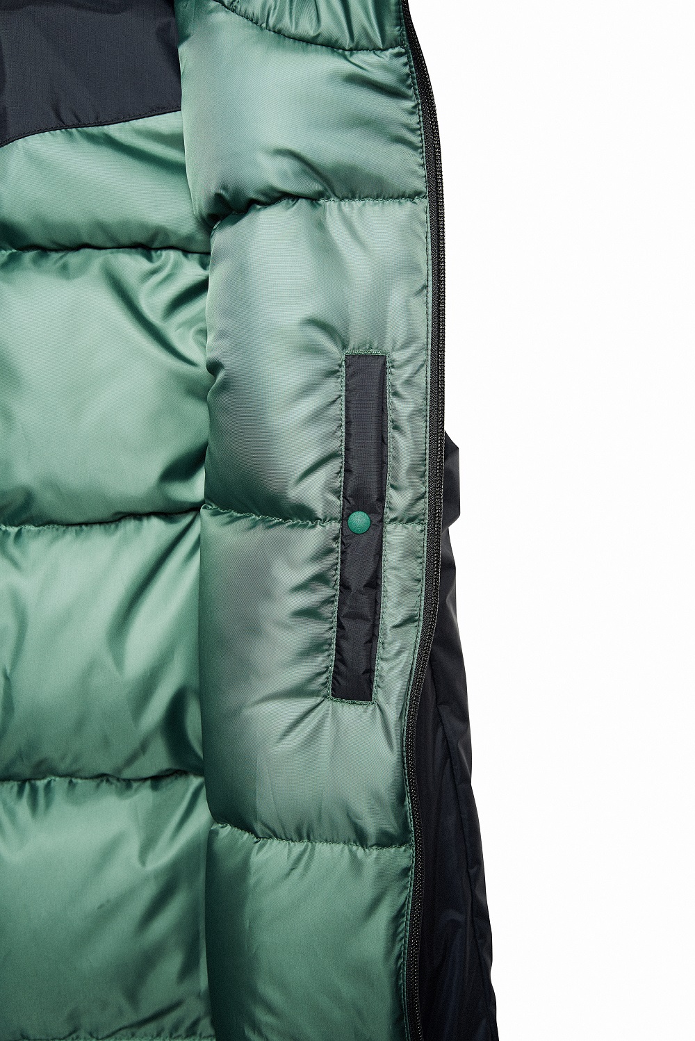 Spro Aurora Down Vest Black Moss Green