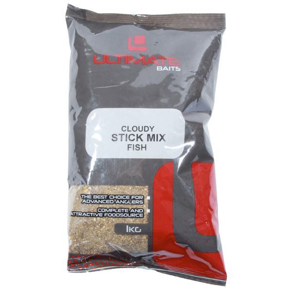 Carp Tacklebox, riempito con materiali top da carpa! - Ultimate Baits Cloudy Stick Mix Fish 1kg