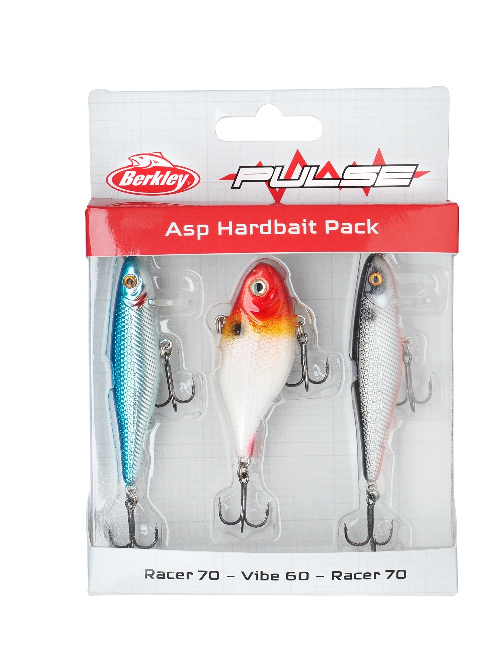 Berkley Pulse Hardbait Pack Asp Set di Esche (3pcs)