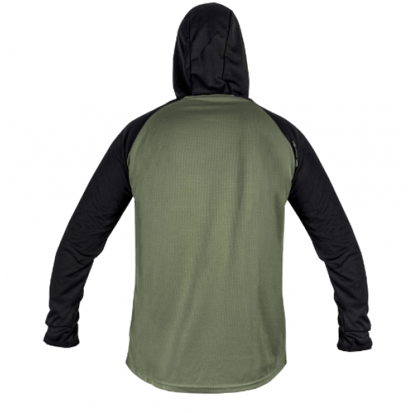 Korum Dri-Active Hooded Long sleeve T-shirt