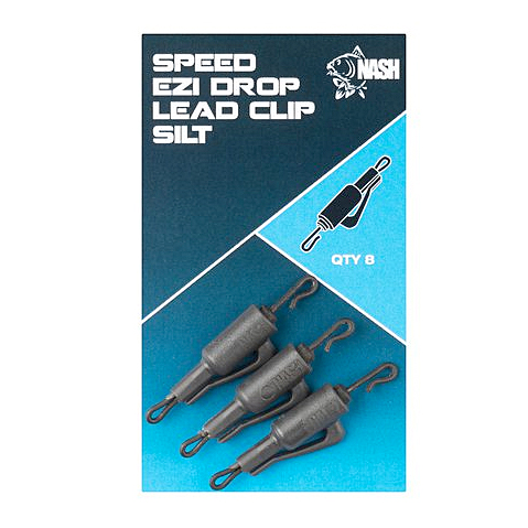 Nash Speed Ezi Drop Lead Clip (8 pezzi) - Limo