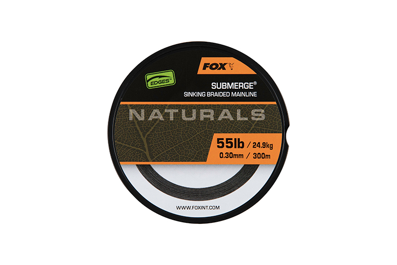 Lenza da Carpa Verde scura Intrecciata Fox Edges Sub Naturals (300m)