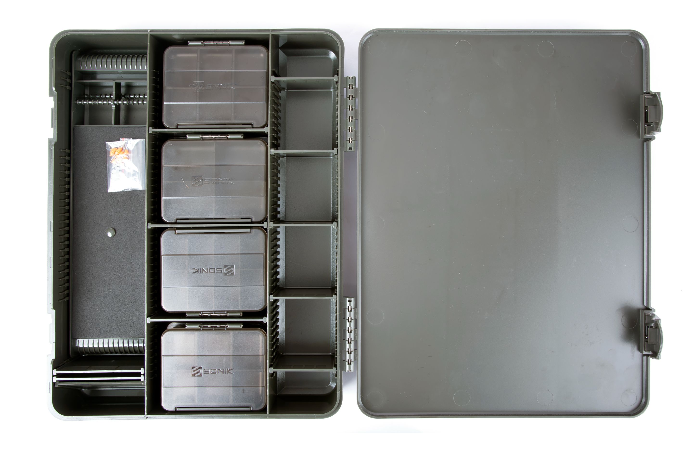 Cassetta per materiali Sonik Lockbox Large Loaded (Incl. 8 Scatole + Rigboard)