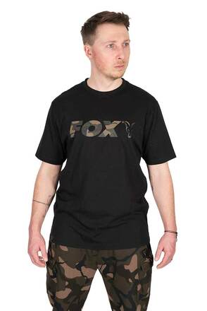 Maglietta Fox Black Camo Logo