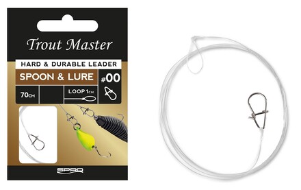 Cucchiaino Trout Master & Lure Leader Forel 70cm