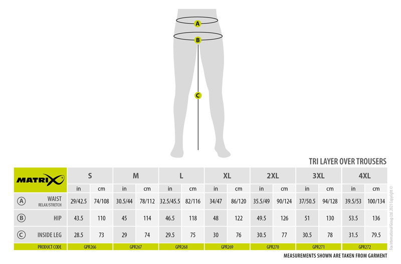 Pantaloni Matrix Tri Layer Over 30K