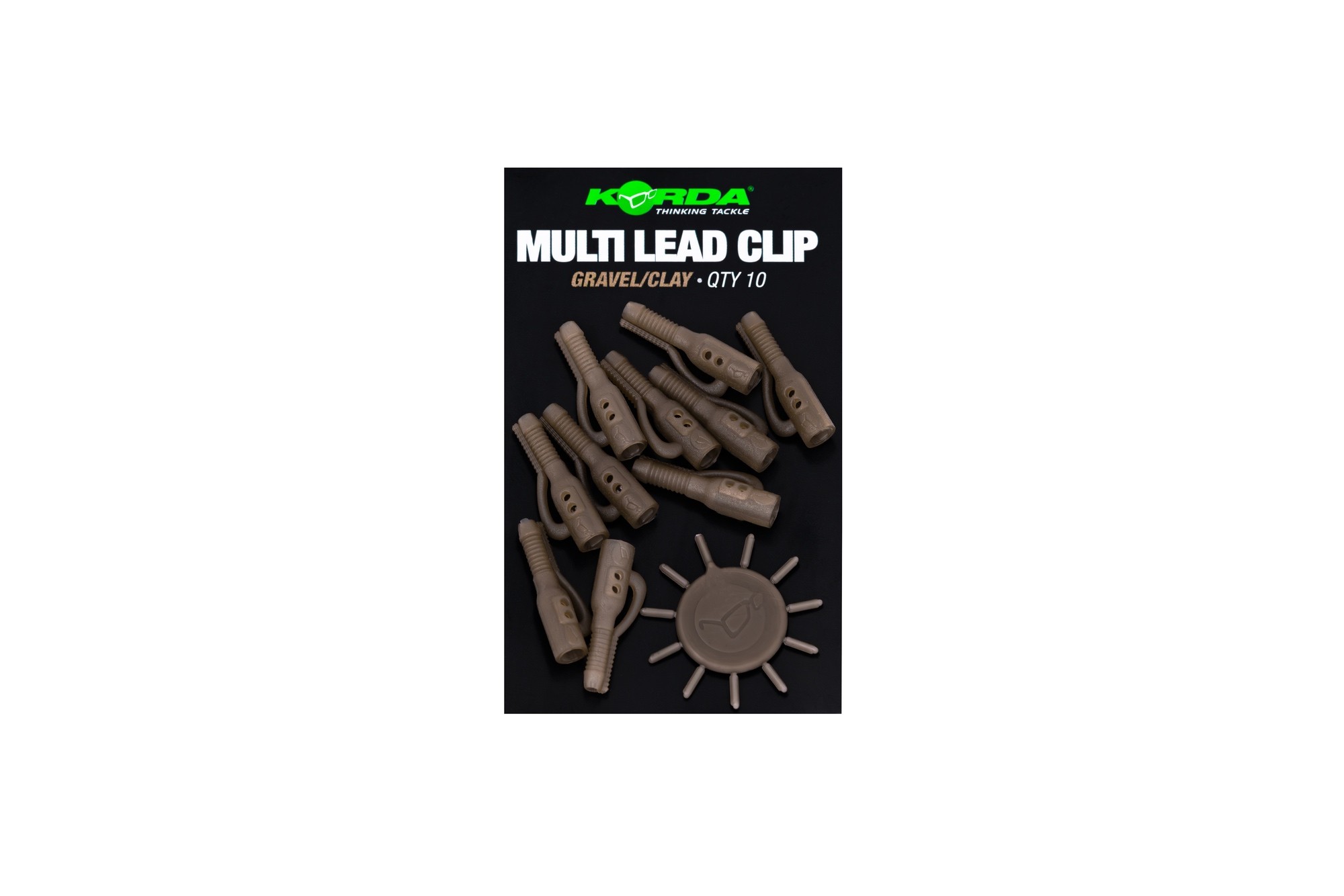 Korda Lead Clip Pin (10 pezzi) - Gravel/Clay