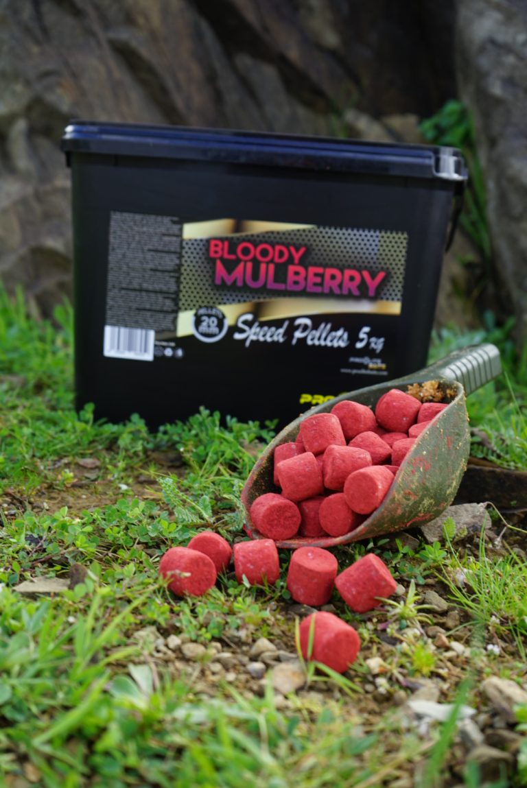 Pellets Pro Elite Baits Gold Speed Bloody Mulberry 20mm (5kg)