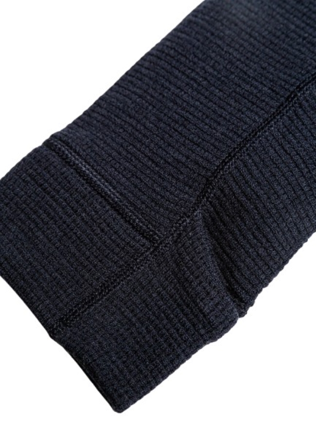 Spro Merino Waffle Manica Lunga Dark Navy