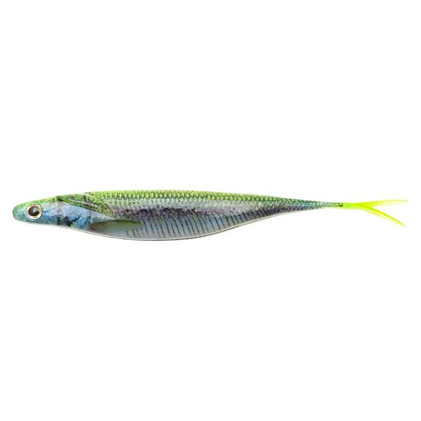 Deps Sakamata Real Print Shad 15.2cm (3 pezzi) - #04 Chartreuse Wakasagi