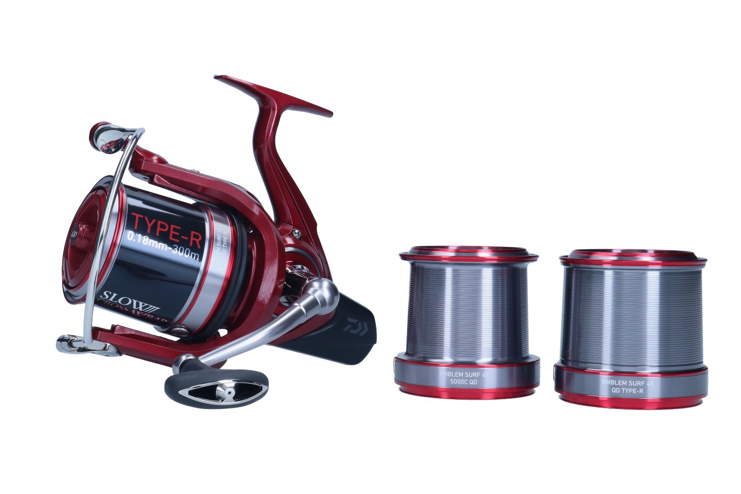 Mulinello da pesca in mare Daiwa 23 Emblem Surf 45 SCW QD