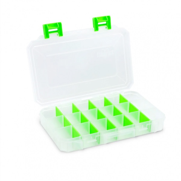 Lure Lock Box Clear/Green - Medium