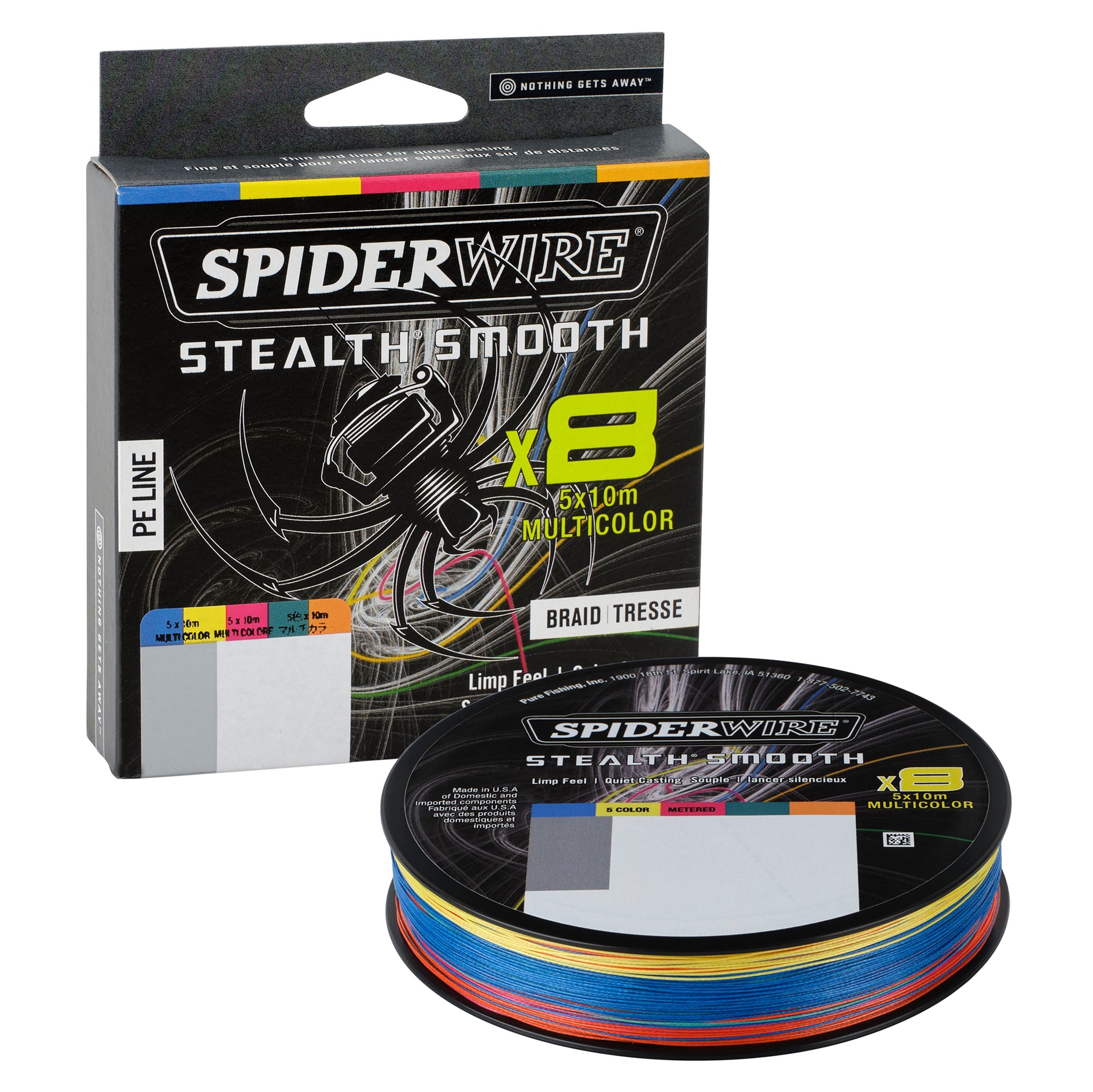 Spiderwire Stealth Smooth 8 Intrecciati multicolore (600m)