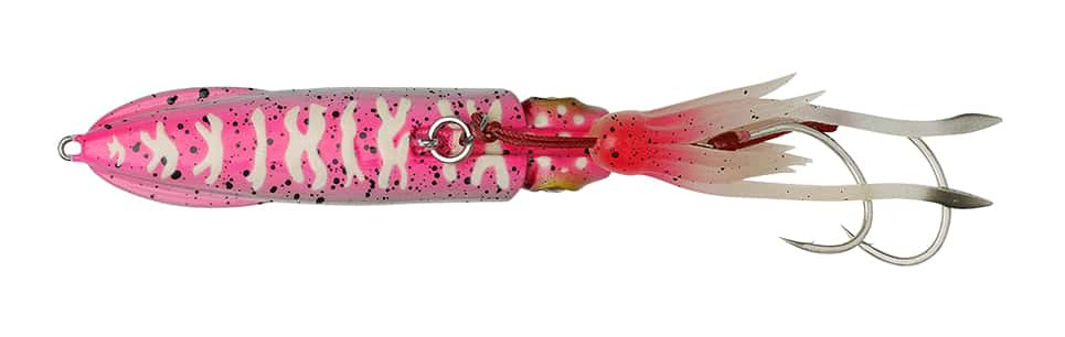 Savage Gear Swim Squid Inchiku Esca per la Pesca in mare 10.3cm (180g) - Pink Glow