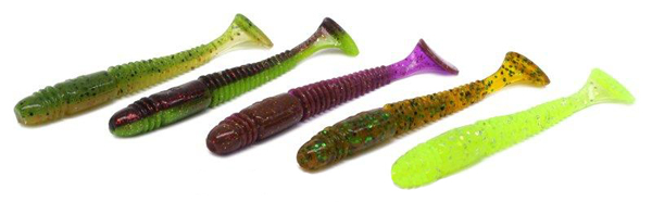 Big Perch Softbait Pack (51 pezzi!) - Lucky John Tioga 10cm MIX (5pcs)