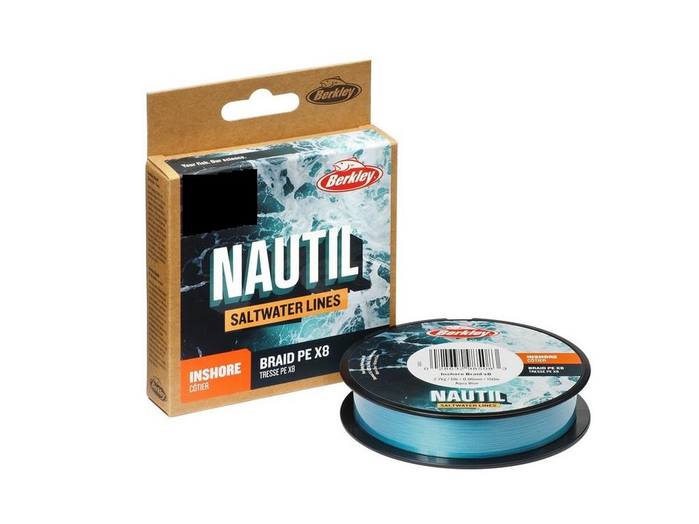 Berkley Nautil Inshore x8 Lenza Intrecciata Aqua Blue 300m