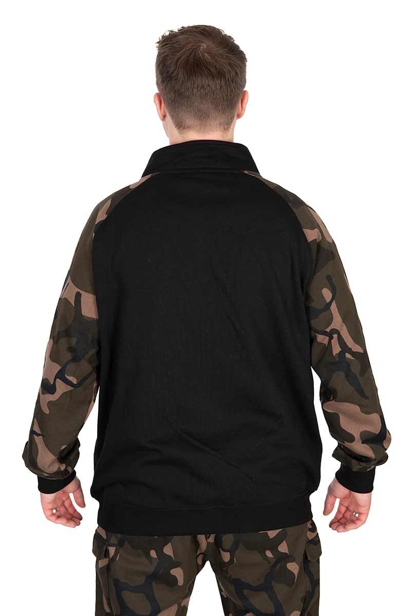 Maglione Fox LW Black/Camo QTR Zip