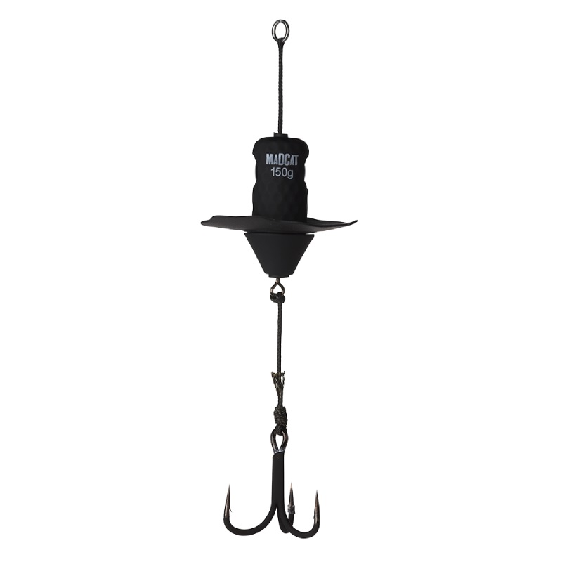 Esca da Pesce Gatto Madcat A-Static Silent Teaser 17cm (150g) S - Black