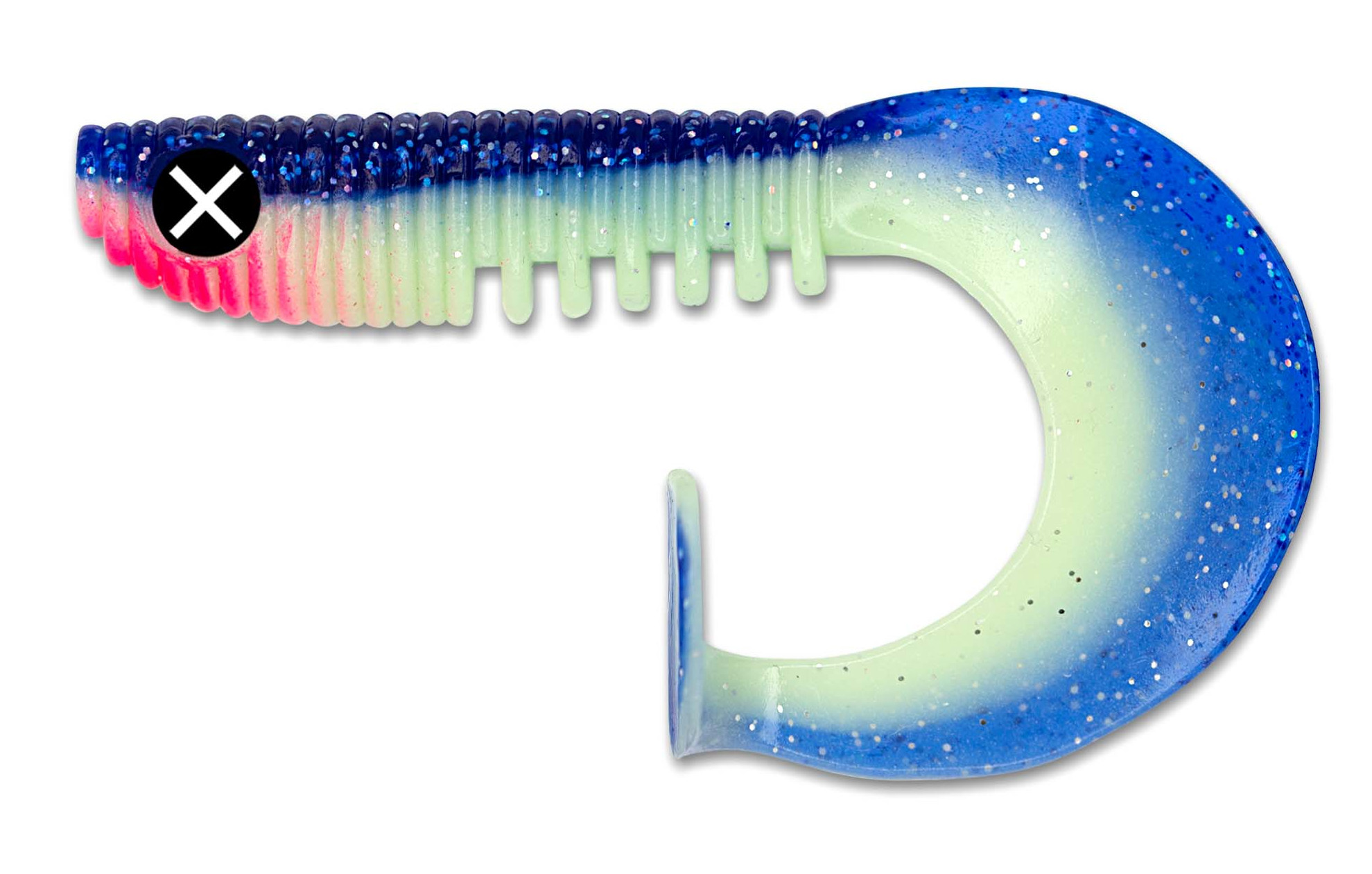 Monkey Lures Curly Lui Shad 7.5cm (6 pezzi) - Big L Spezial