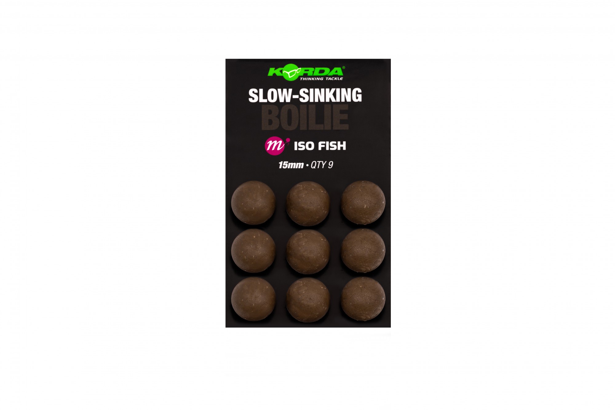 Boilie Wafter di Imitazione Korda Slow Sinking ISO Fish 