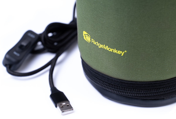 Cover per riscaldare la bombola del gas RidgeMonkey EcoPower USB