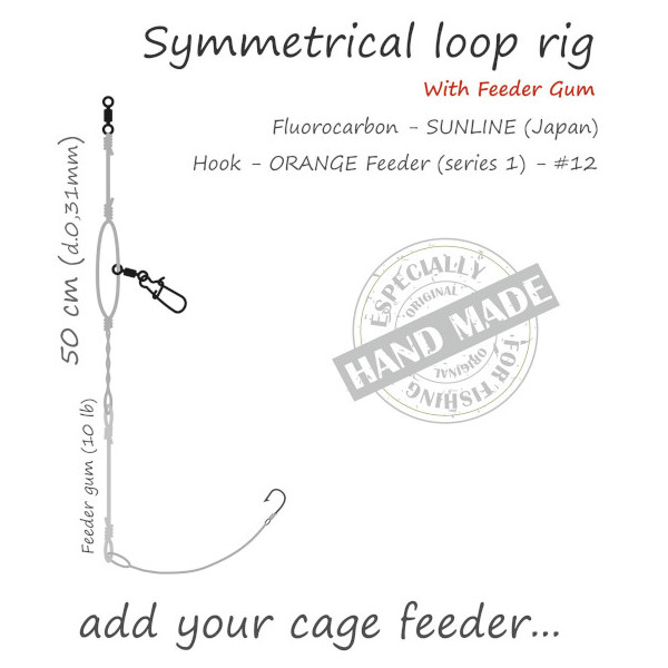 Life-Orange Feeder Rig Symmetrical Loop con Elastico