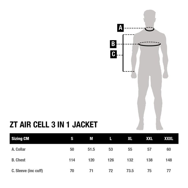 Giacca Nash ZT Air Cell 3 in 1