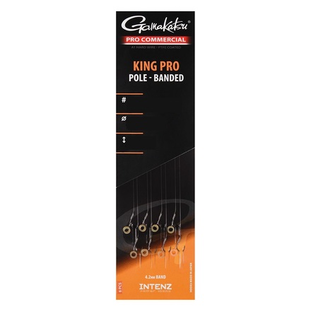 Rig Gamakatsu Coarse King Pro Pole Banded 20cm (8 pezzi)