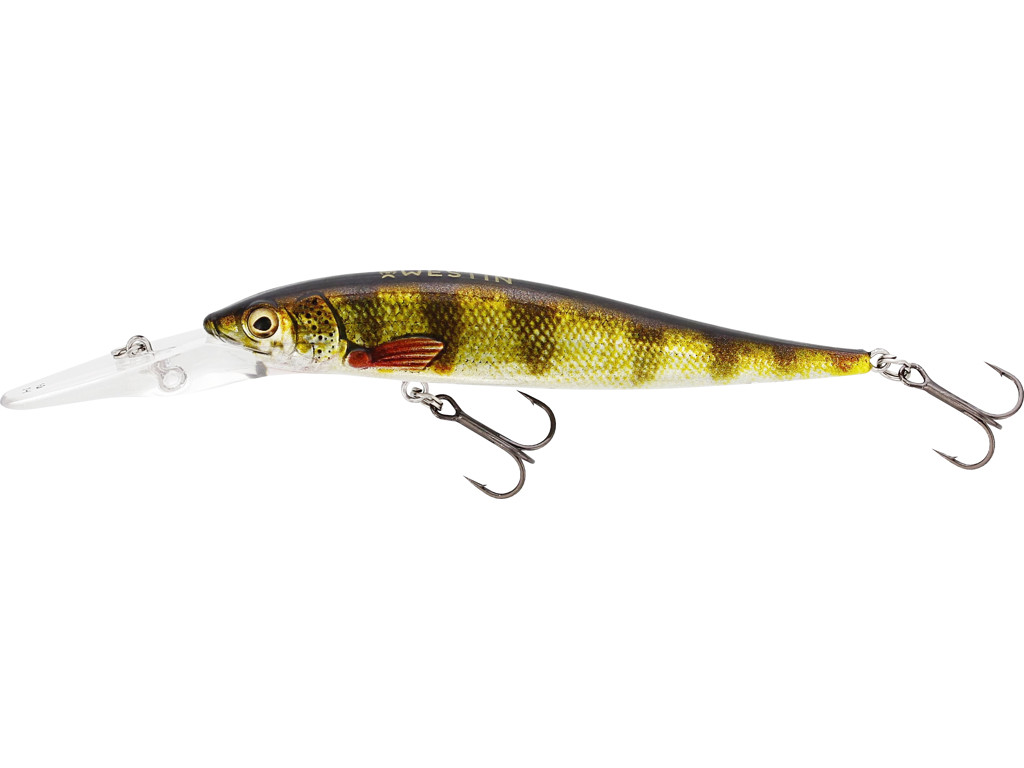 Westin Jerkbite MR Crankbait Suspending 9cm (9g) - Real Perch