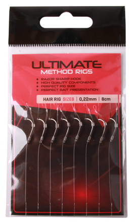 Ultimate Method Hair Rigs, 8 pezzi