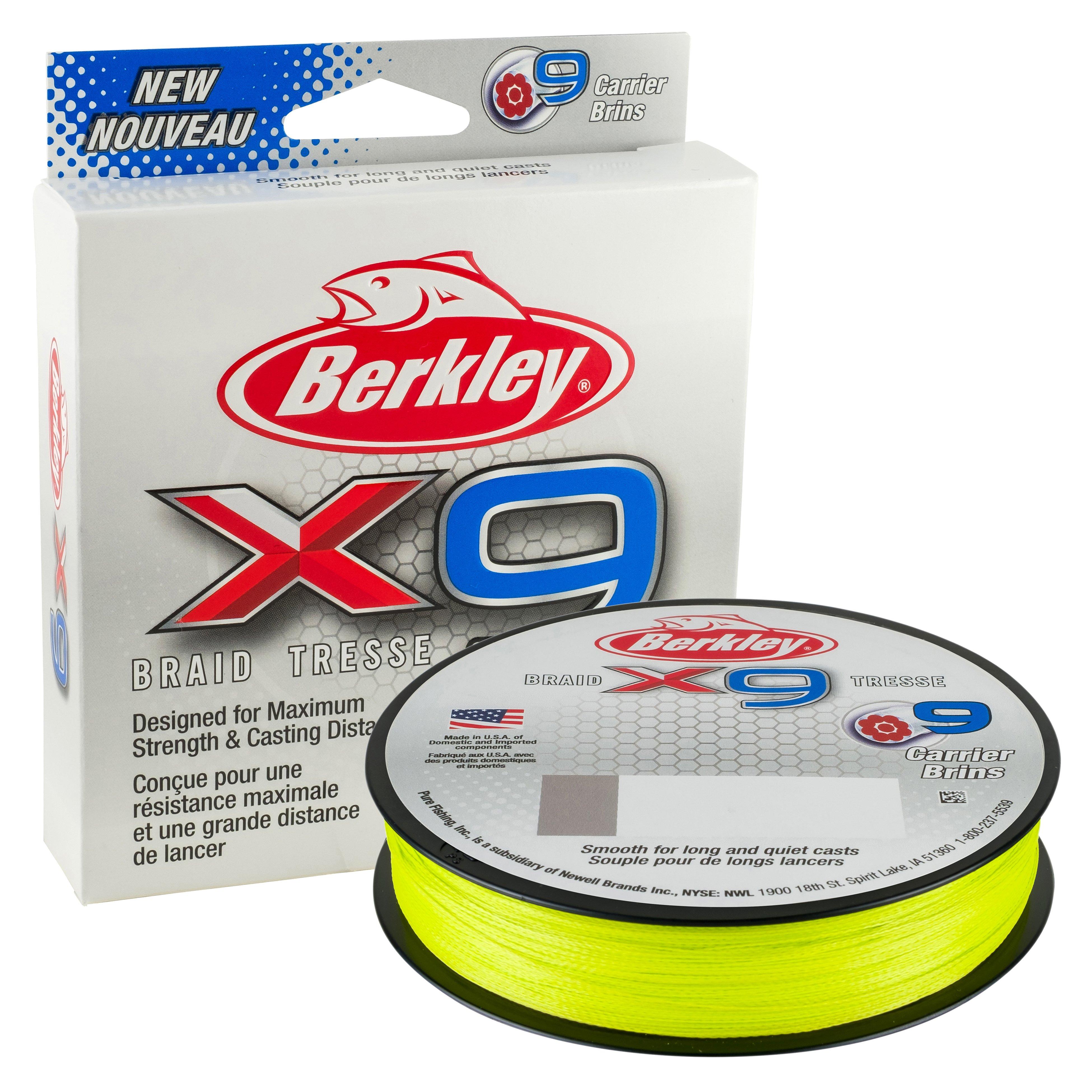 Berkley x9 Lenza Intrecciata Verde Fiamma 2000m