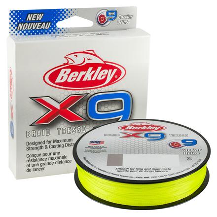 Berkley x9 Lenza Intrecciata Verde Fiamma 2000m