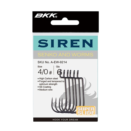 Ami BKK Siren Worm Taglia 2/0 (6 pezzi)