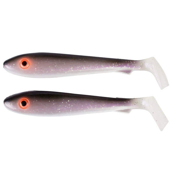 Svartzonker McRubber Shad 21cm (2 pezzi) - C27 White Fish