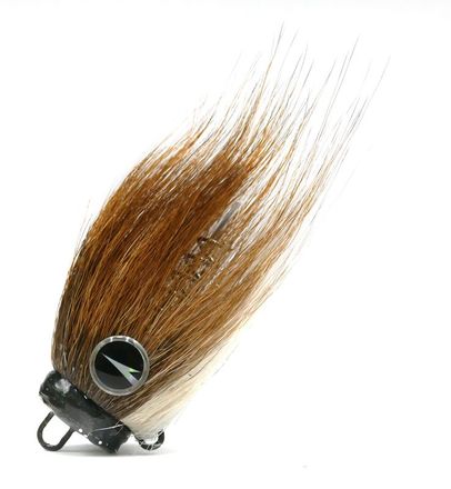 VMC Mustache Rig Cappuccino Bucktail Jighead Senza piombo