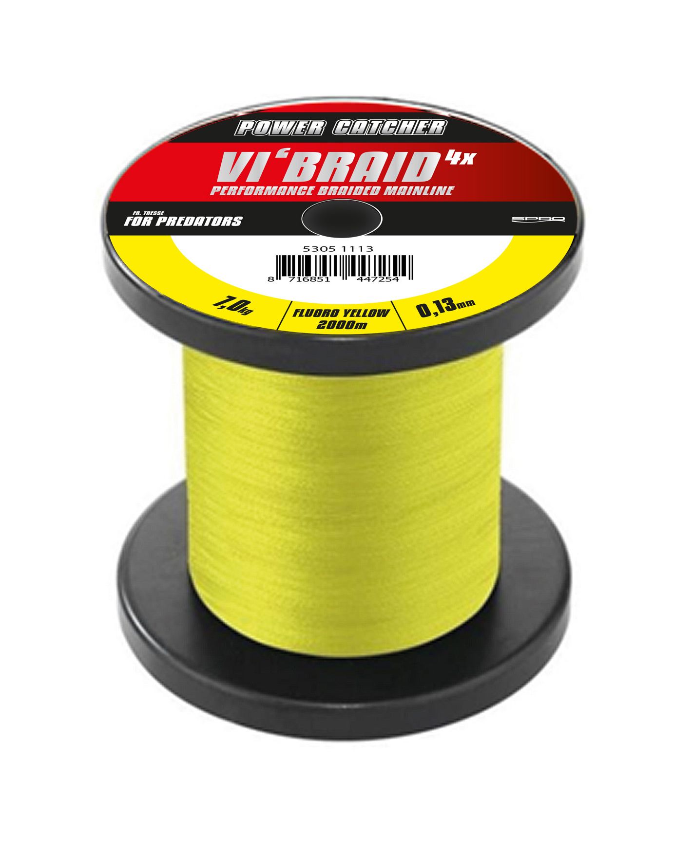 Lenza Intrecciata Spro Powercatcher Vi'Braid Yellow (2000m)