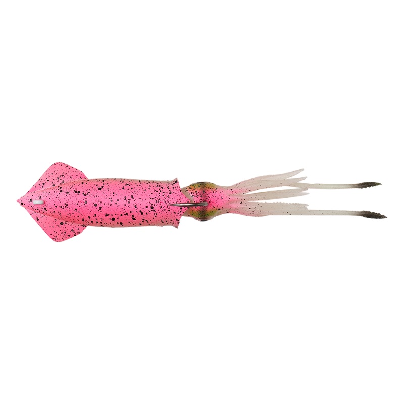 Savage Gear 3D TPE Swim Squid 12,5cm 25gr Sinking (2 pezzi) - Pink/Glow