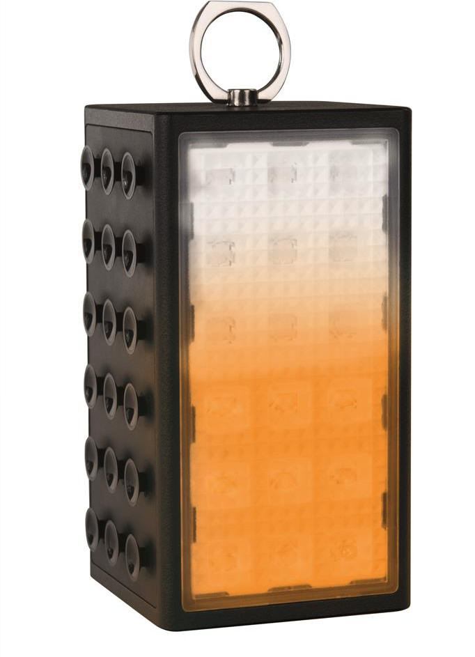 DÖRR Solar Powerbank with LED Light SL-10600 Black, caricabile tramite USB  o energia solare