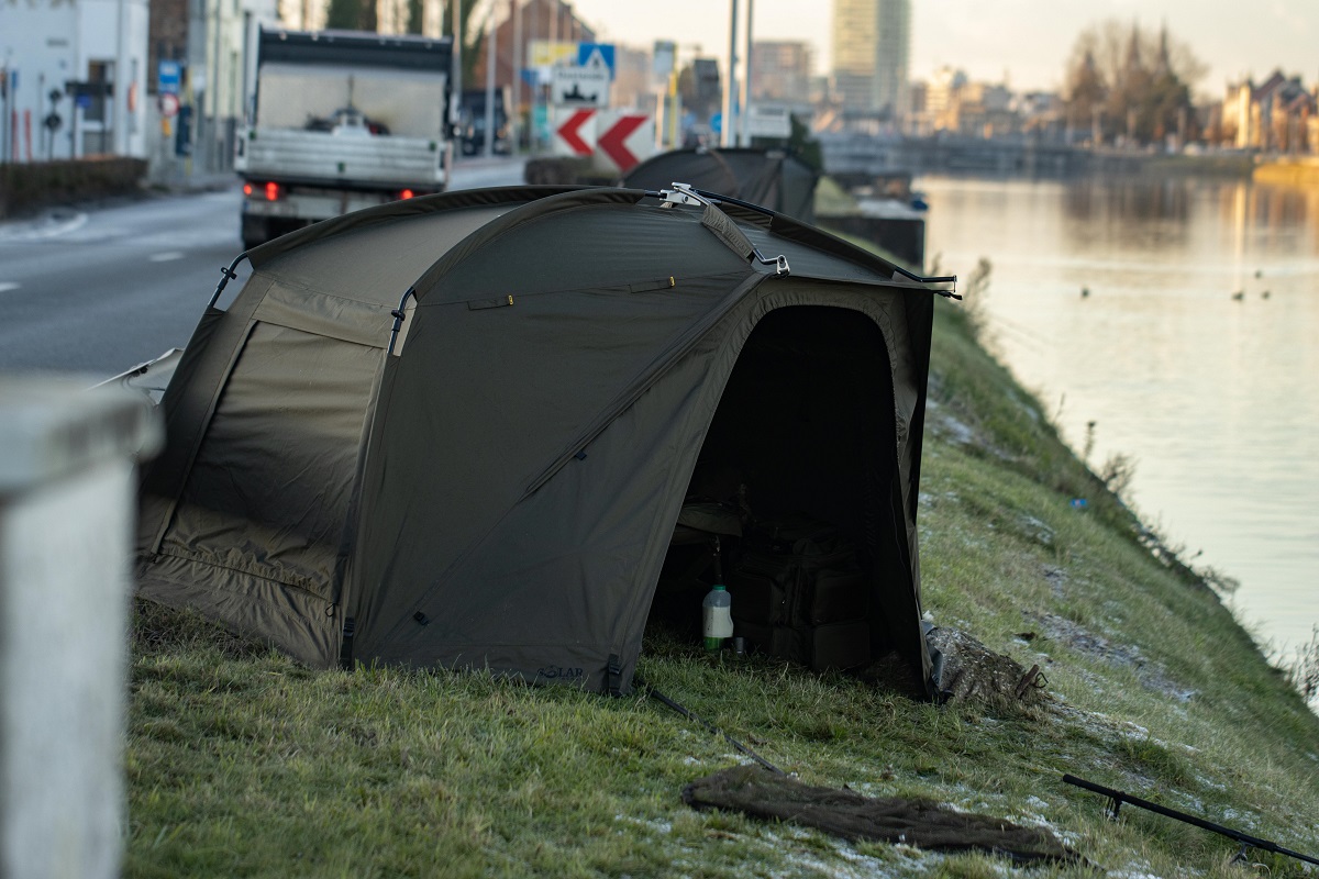 Solar SP Uni Spider Bivvy Bundle (Bivvy con Telo Imbottito Panel & Zip)