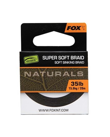 Fox Edges Naturals Soft Braid Hooklength Materiale da Rig (20m)